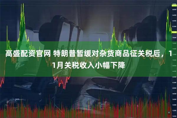 高盛配资官网 特朗普暂缓对杂货商品征关税后，11月关税收入小幅下降